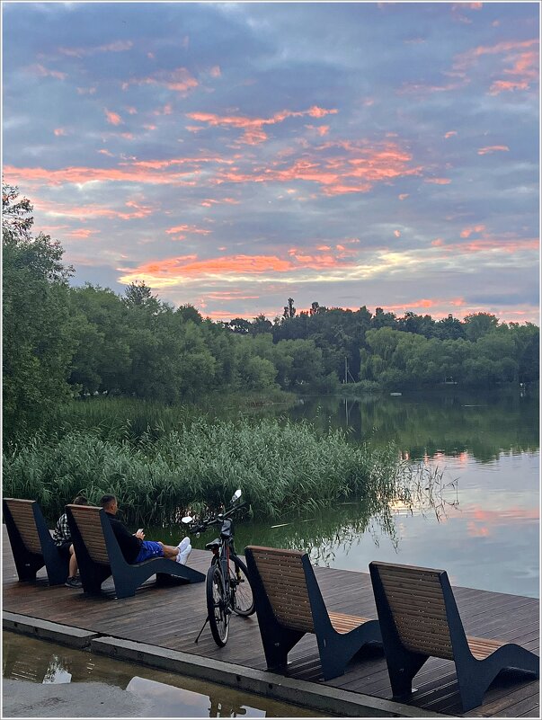 Вечер у озера. - Валерия Комова