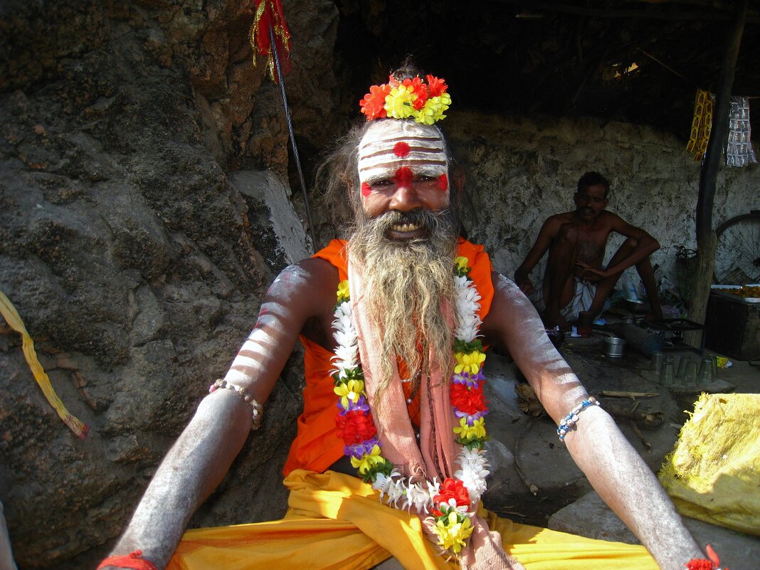 Чудесный и весь в цветочках индийский Садху. - unix (Илья Утропов)