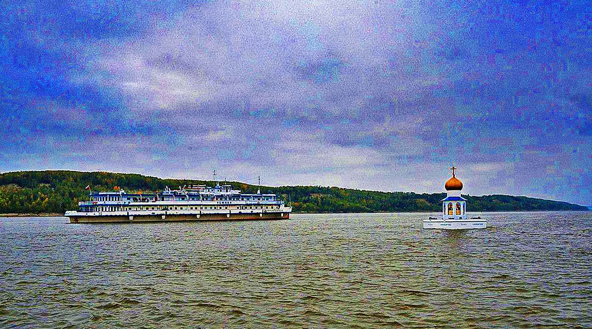 Июль...Туристический теплоход на Оби. - Владимир Июль...Туристический теплоход на Оби. - Владимир