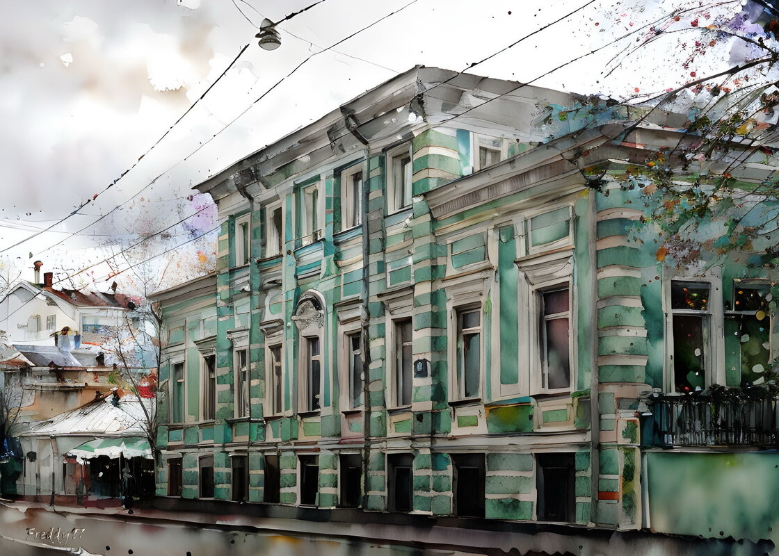 Москва, Новая Басманная. Бывший особняк Ивана Карловича и Романа Прове. - Freddy 97