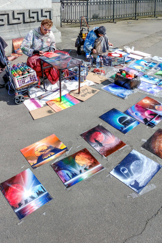 Уличные художники - Владимир Новиков Уличные художники - Владимир Новиков