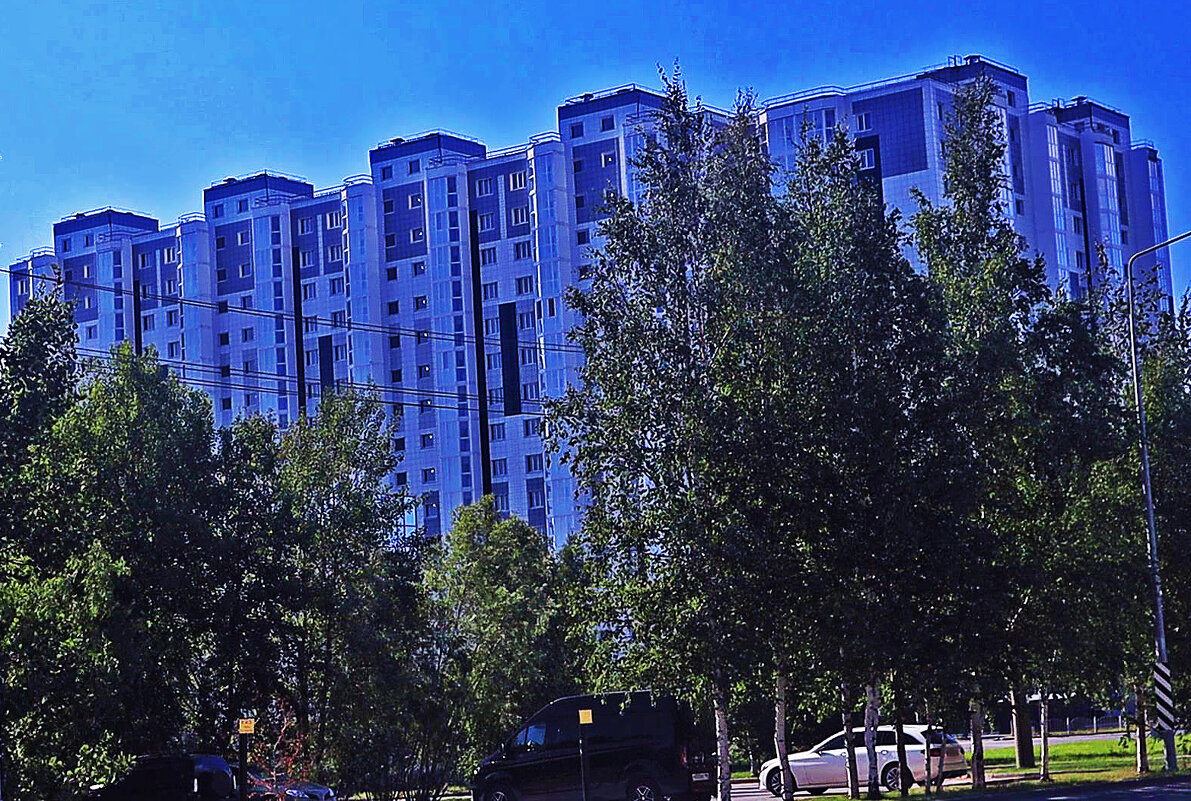 Июль...Новая 16-этажка по улице Нефтяников! - Владимир 