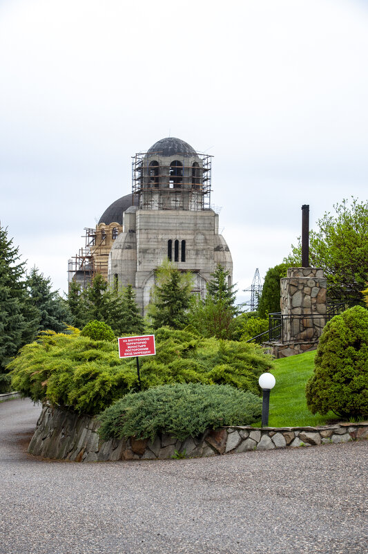 На территории Свято-Георгиевского женского монастыря строится новый храм - Gen На территории Свято-Георгиевского женского монастыря строится новый храм - Gen