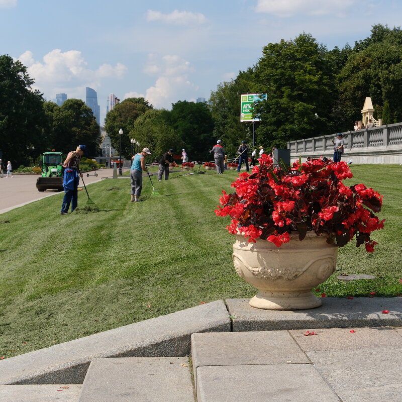 Москва, парк Горького. - Лютый Дровосек Москва, парк Горького. - Лютый Дровосек