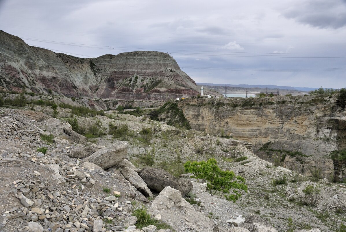 Там вдали Чиркейское водохранилище - Марина Виноградова