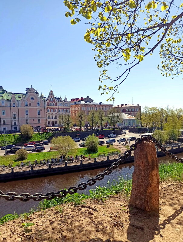 Выборг. Набережная адмирала Апраксина. - Ольга Довженко