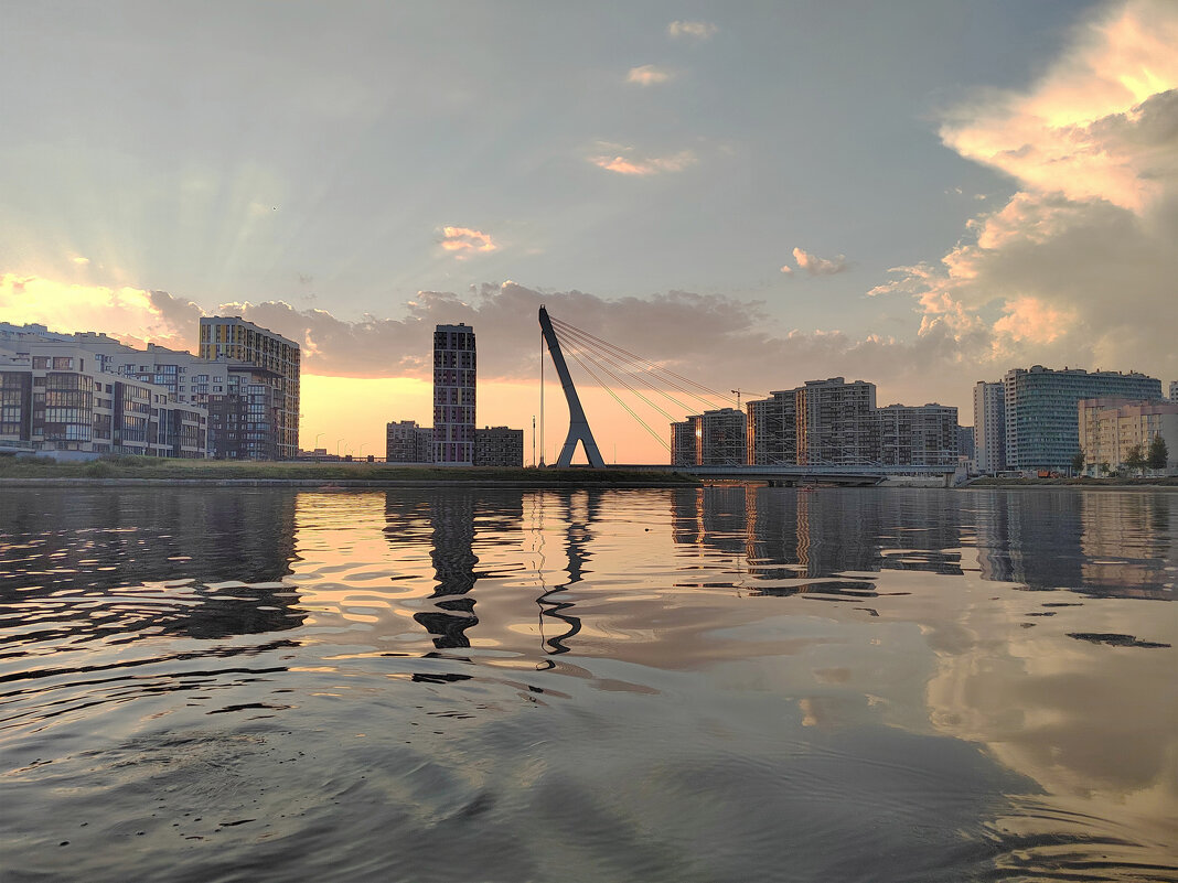 Финский залив,  район  Жемчужная  плаза  в  СПб. Снимала Саша - Фотогруппа Весна