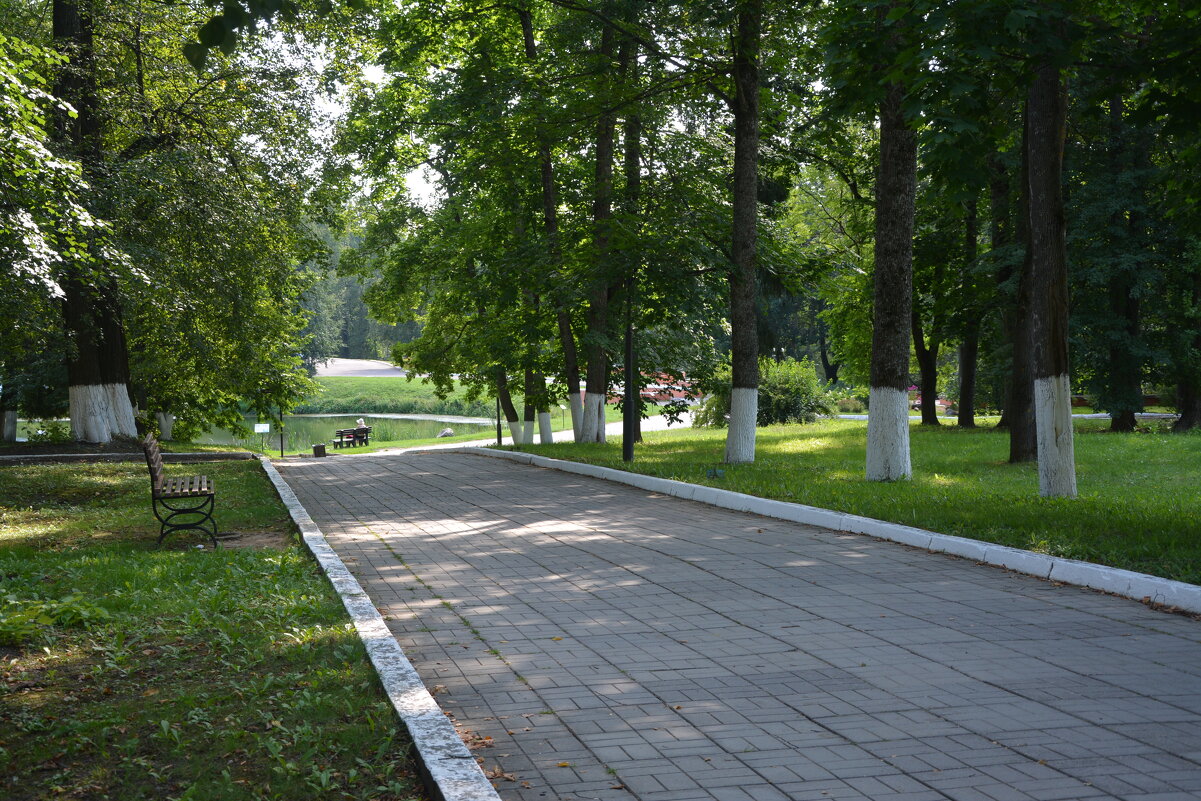 Выход из парка к пруду - Александр Буянов