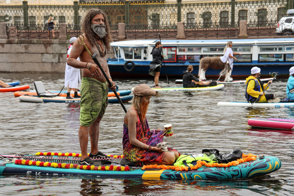 Юбилейный 10-й фестиваль «Фонтанка SUP» - skijumper Иванов