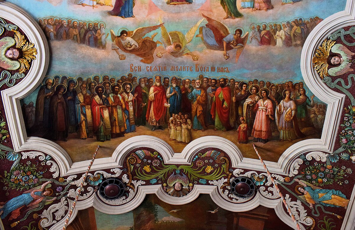 Роспись потолка в трапезной церкви. - Татьяна Помогалова Роспись потолка в трапезной церкви. - Татьяна Помогалова