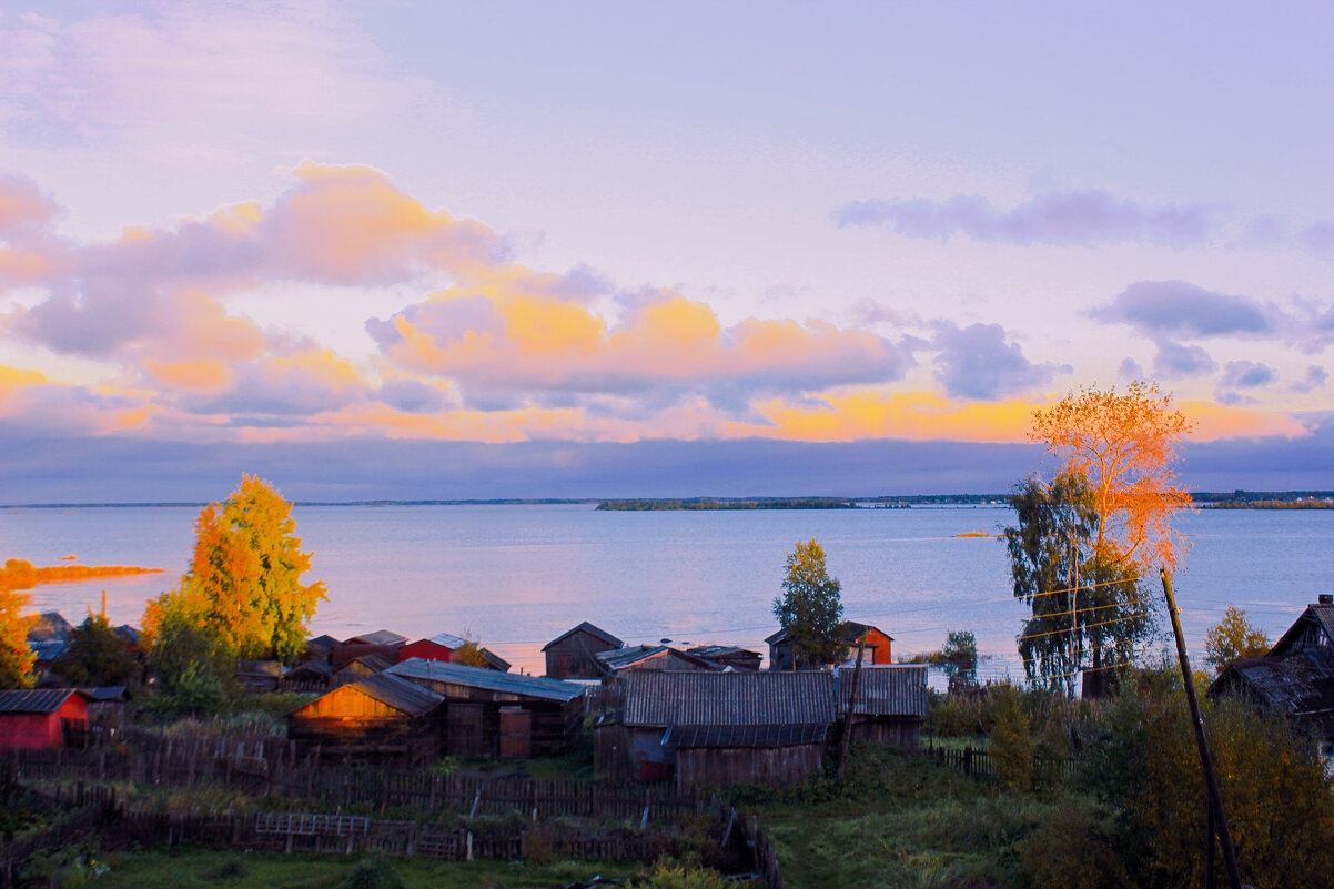 Вечер на берегу Белого моря - Сергей Кочнев