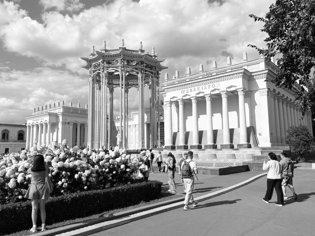 ВДНХ. Москва. Монохром - Любимова Ольга 