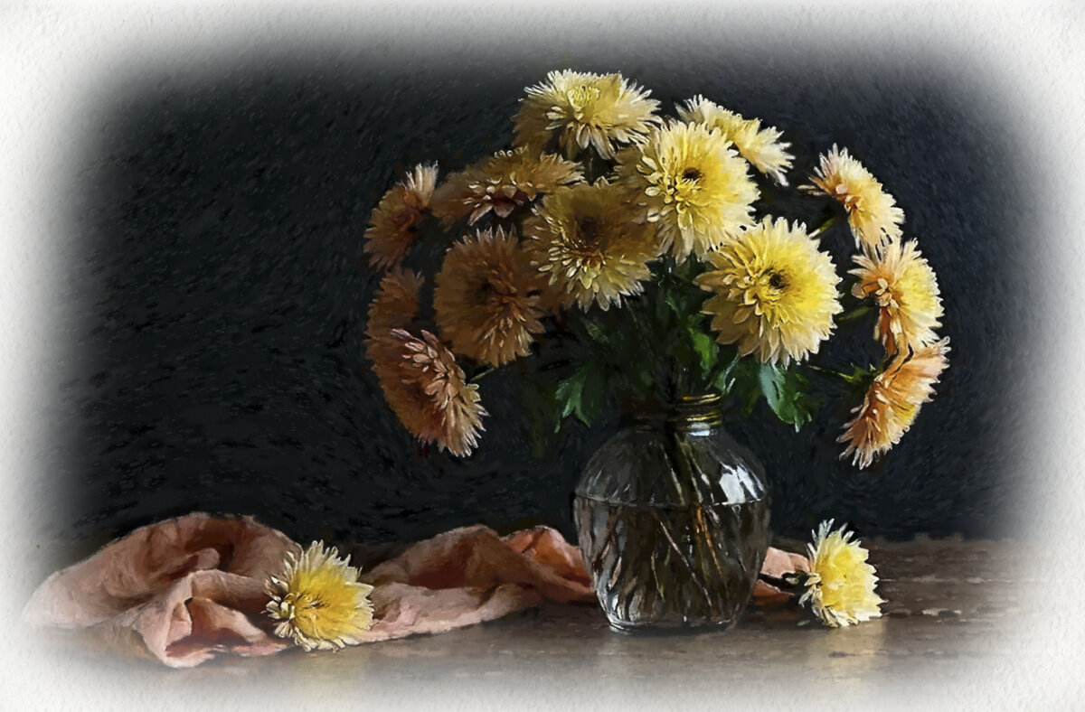 Букет хризантем - Aleksey Afonin