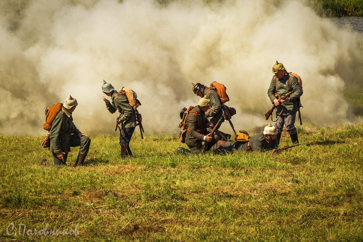 Реконструкция Гумбинненского сражения 1914 г. - Sergey 