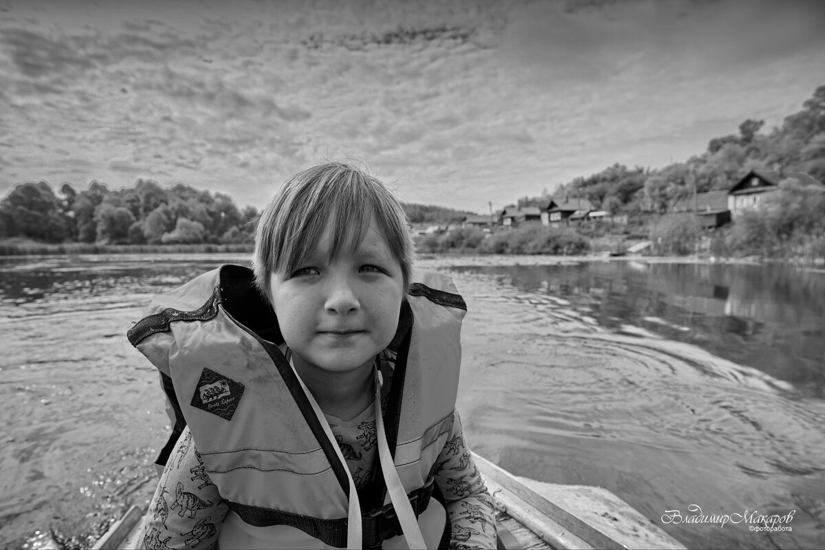 "Сеня в жилете. На озере"© - Владимир Макаров
