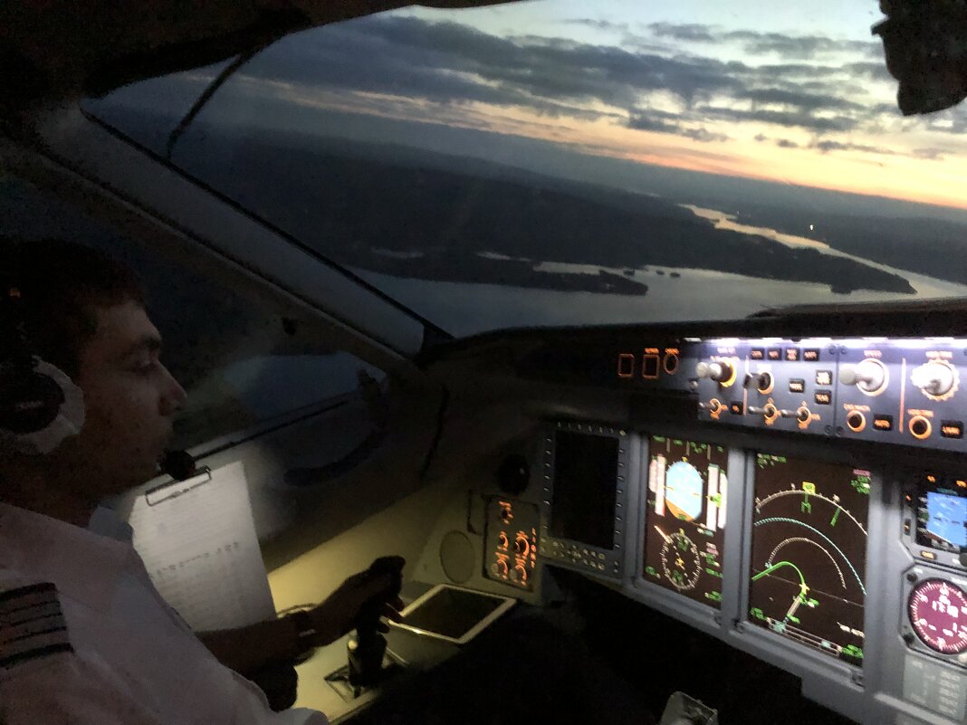 После взлёта, выход на первый пункт маршрута. - Alexey YakovLev