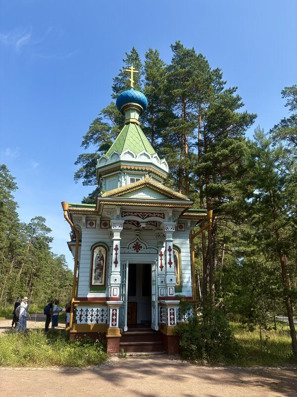 Часовня  Успения Пресвятой Богородицы...Остров "Коневец" - Наталия Павлова