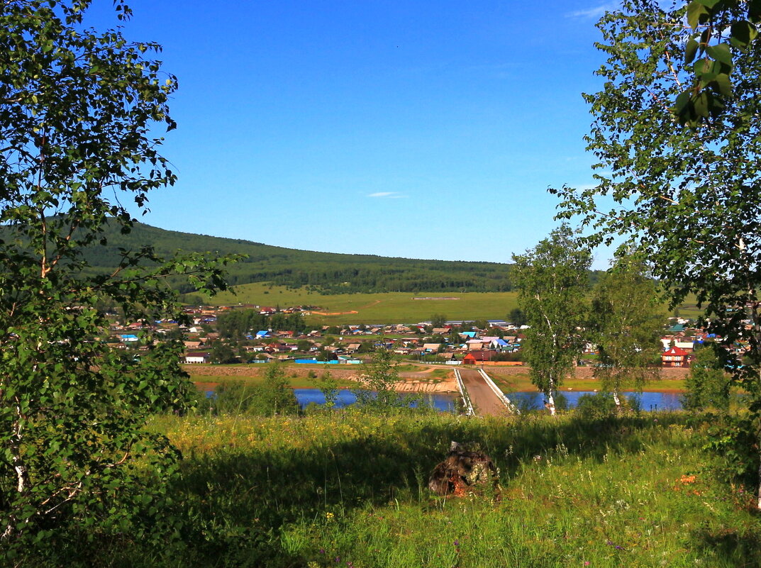 Деревенский пейзаж с мостом - Мишель71 