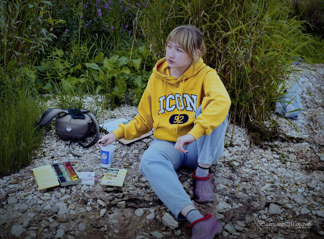 "На своей рыбалке. Пленэр"© - Владимир Макаров