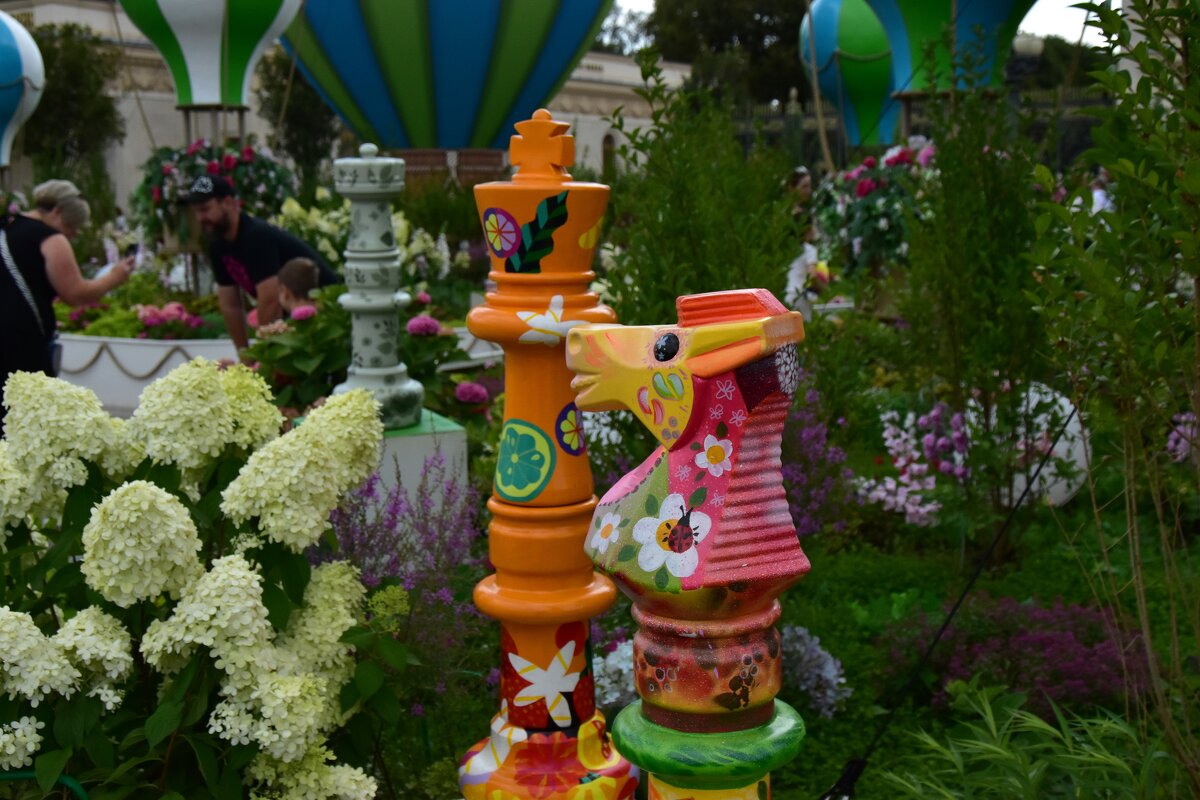 Шахматные фигуры, творческая роспись. - Наталья Вязигина