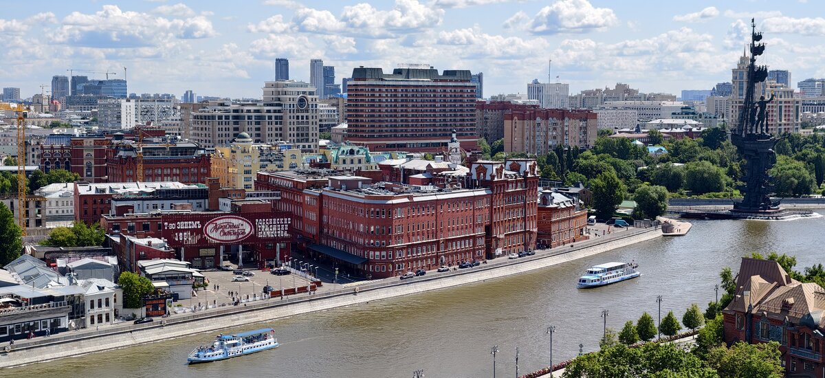 Виды из-под купола храма Христа Спасителя - <<< Наташа >>>