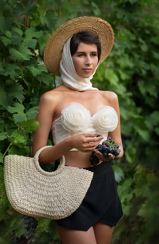 Роза среди виноградника - Viktoria Anufrieva