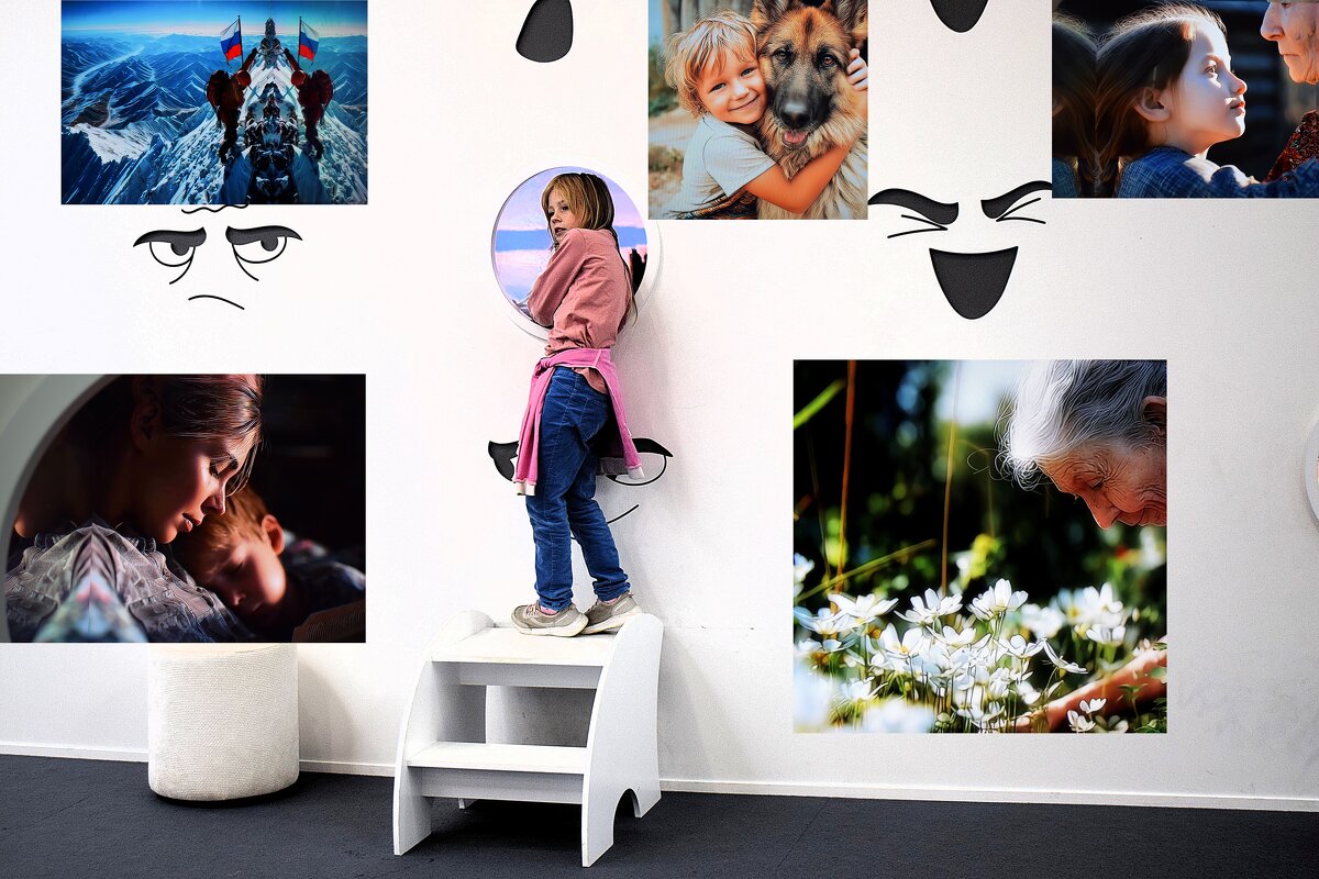 Стена с круглыми окошками-иллюминаторами. - Татьяна Помогалова Стена с круглыми окошками-иллюминаторами. - Татьяна Помогалова