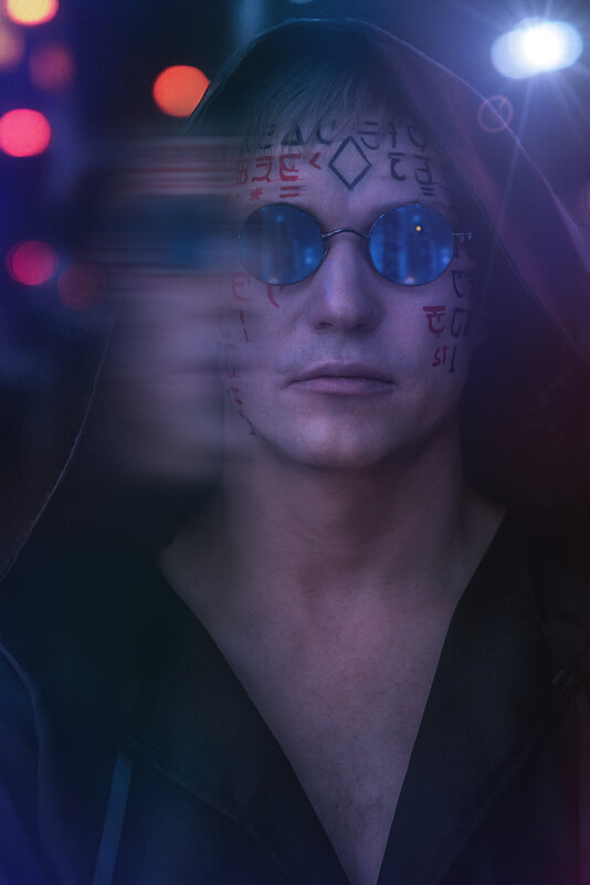 Киберпанк-портрет: отражение будущего - Джованни Луче