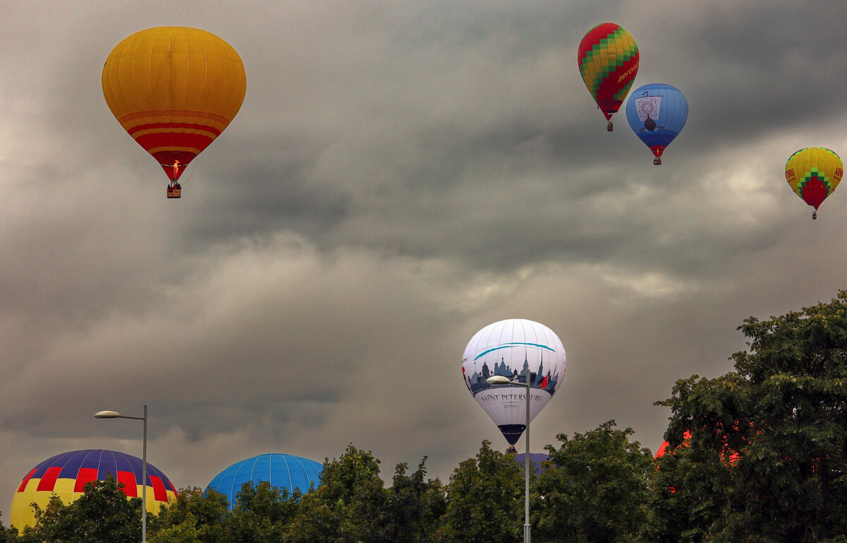 Первый фестиваль шаров в Питере - skijumper Иванов