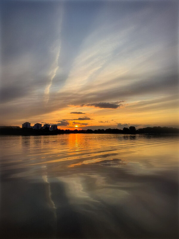 Казань. Закат на озере Кабан. - AZ east3