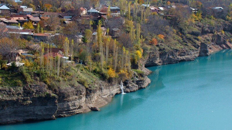 Чарвакское водохранилище, с. Нанай. - Виктор Осипчук