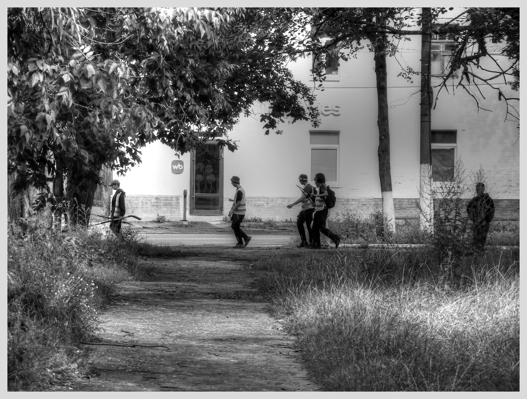 На работу. - Дмитрий Янтарев