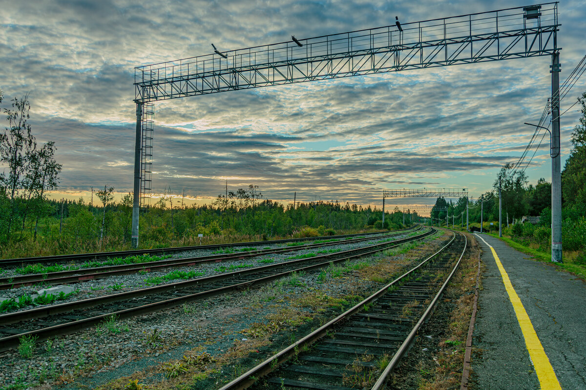 Закат на станции Кааламо - Александр Филатов