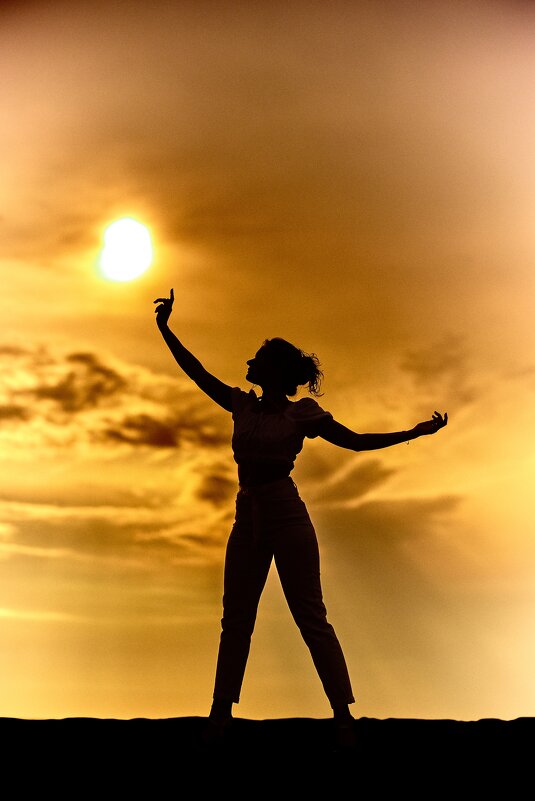 Силуэт девушки - Александр Морозов