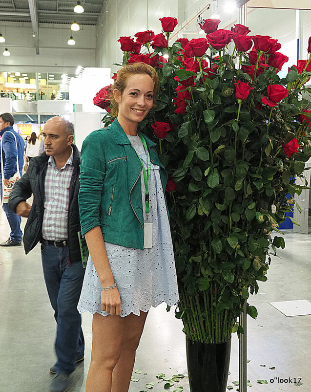 розы и девушка - Олег Лукьянов розы и девушка - Олег Лукьянов