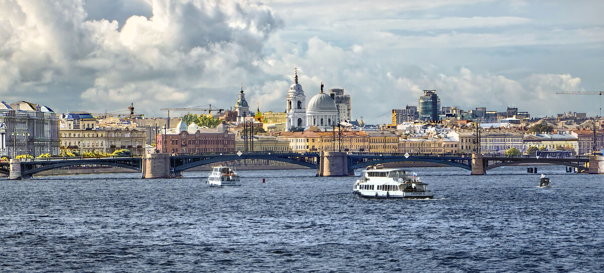 Санкт-Петербург, Нева, Биржевой мост - Стальбаум Юрий 