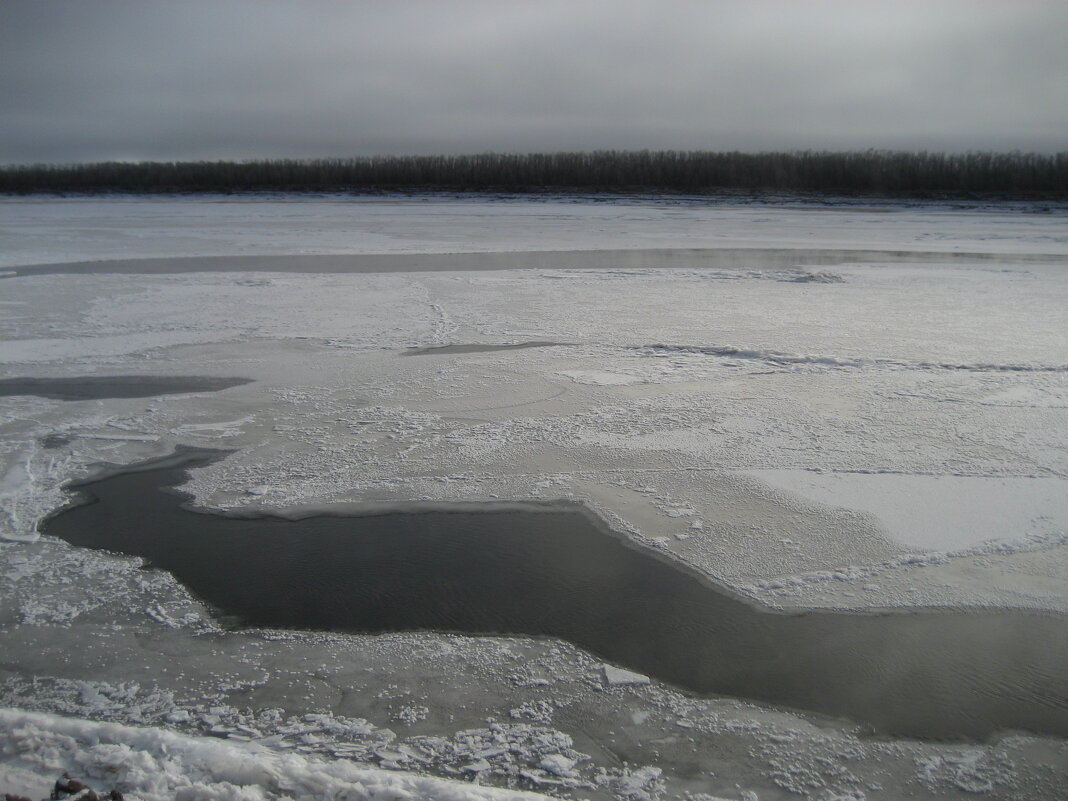 Туманное утро на протоке - Anna Ivanova