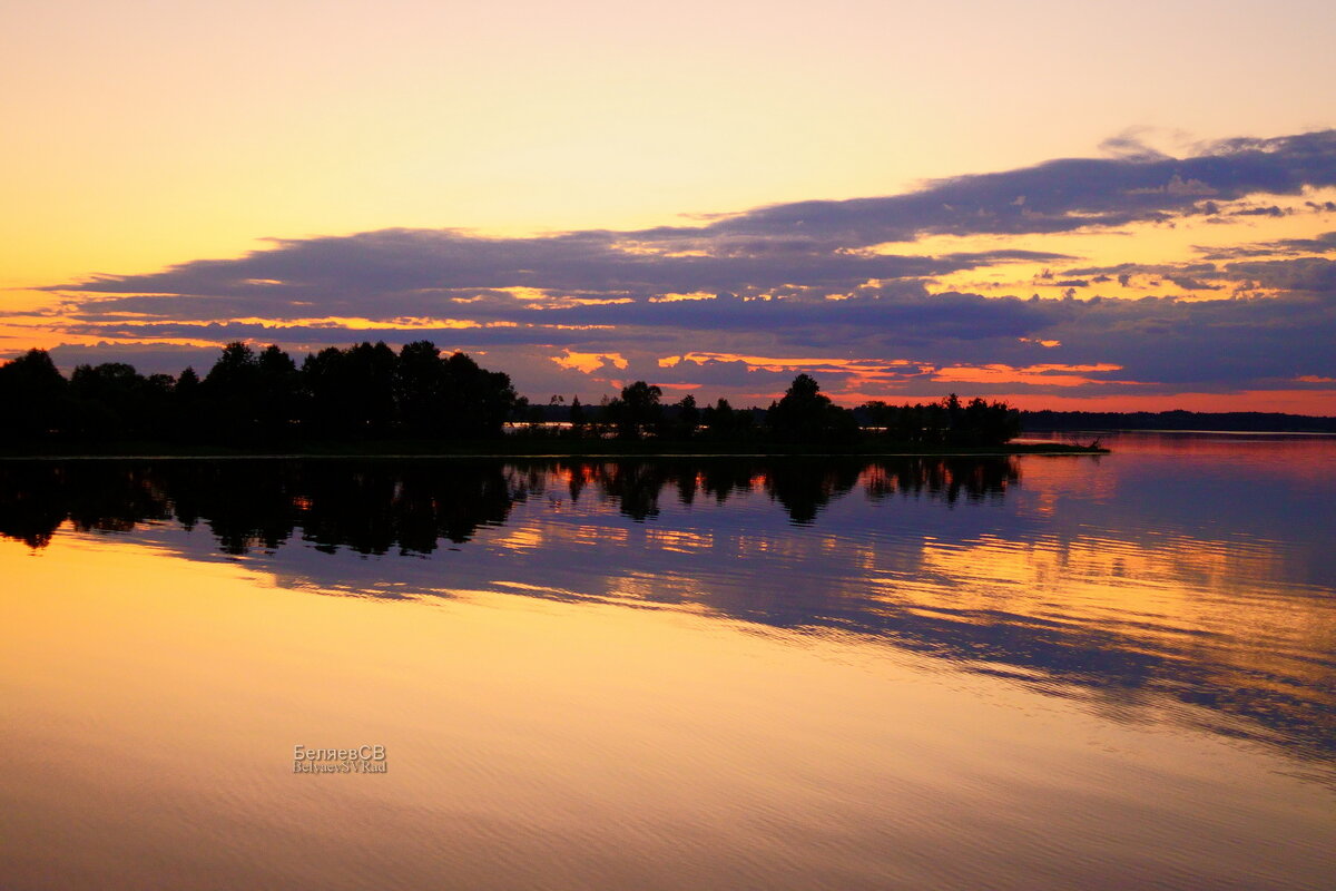 Волга. На закате дня. - Сергей Беляев
