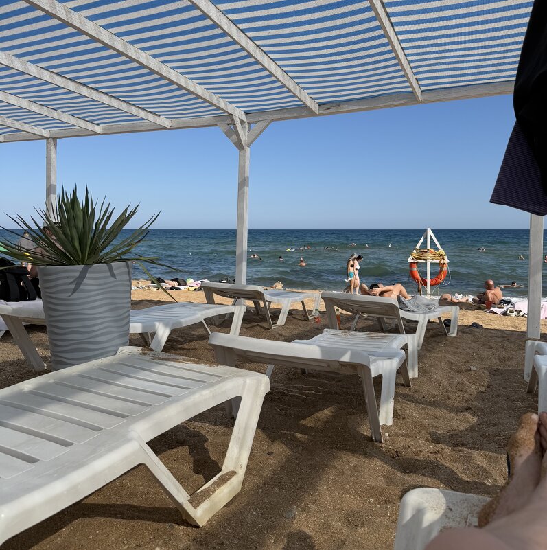 Пляж. Чёрное море. - Валентина .