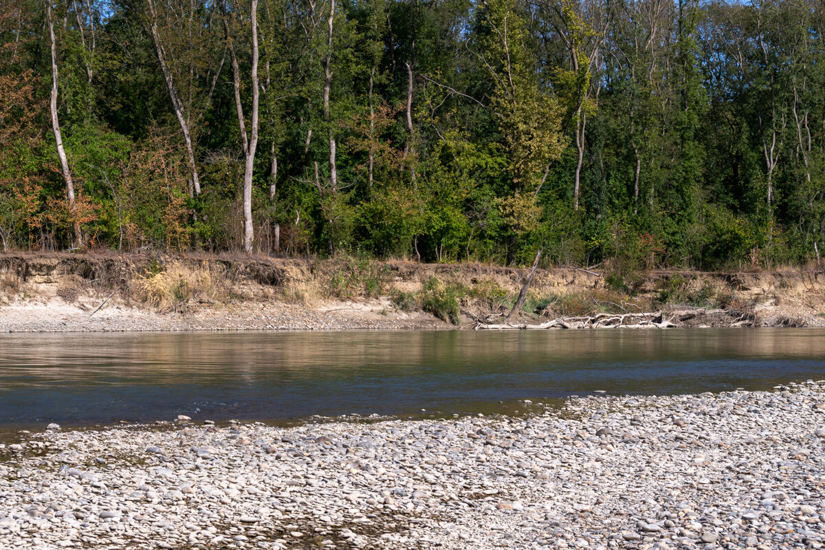 Река Кубань мелеее, когда на горе Эльбрус перестает таять снег - Игорь Сикорский