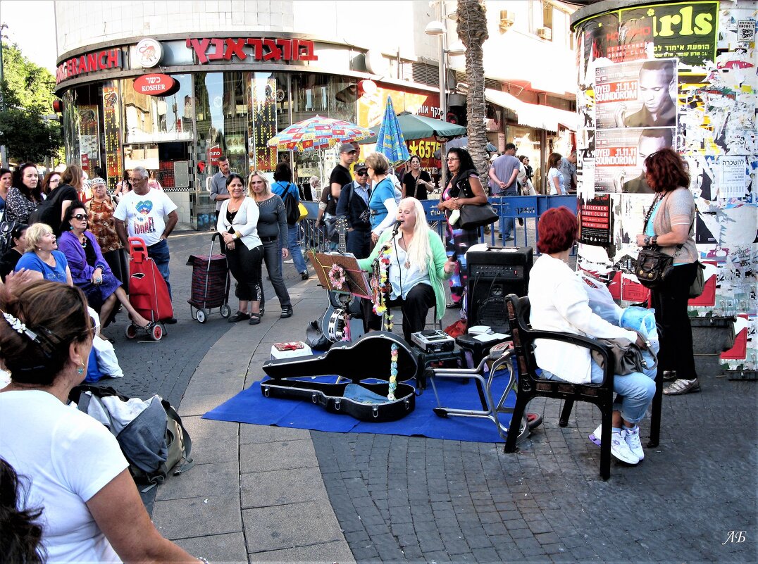 Уличные музыканты Тель-Авива - Аркадий Басович