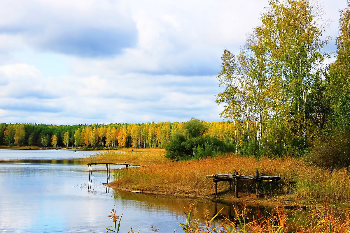 В заливе р.Кама - Александр Щеклеин