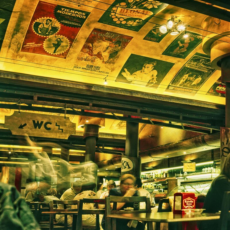 Кафе в Барселоне. - Svyatoslav [Artisan] Ph.