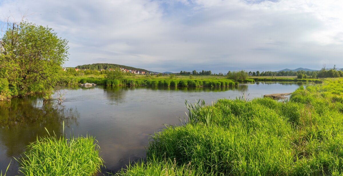 Утро на реке Миасс. - Алексей Трухин
