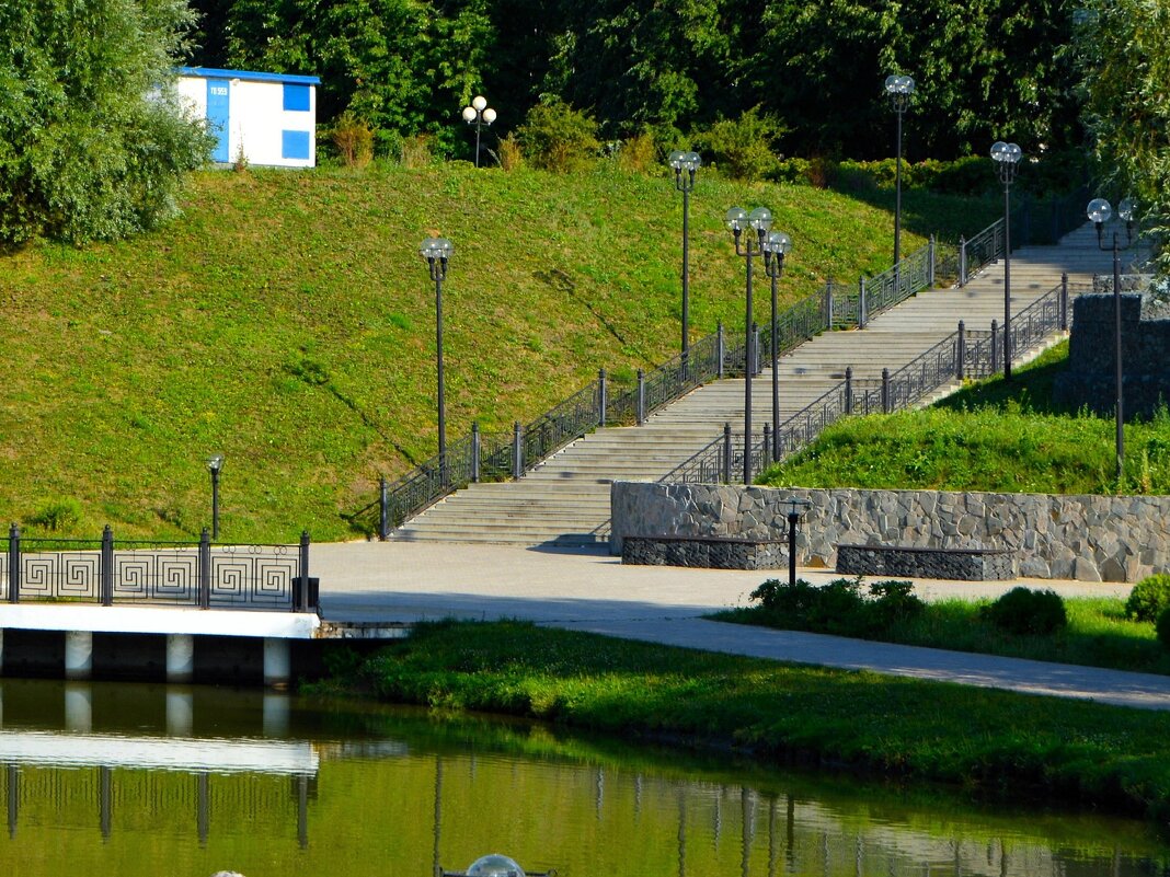 Чебоксары. Лестница Влюблённых этно-парка "Амазония". - Пётр Чернега