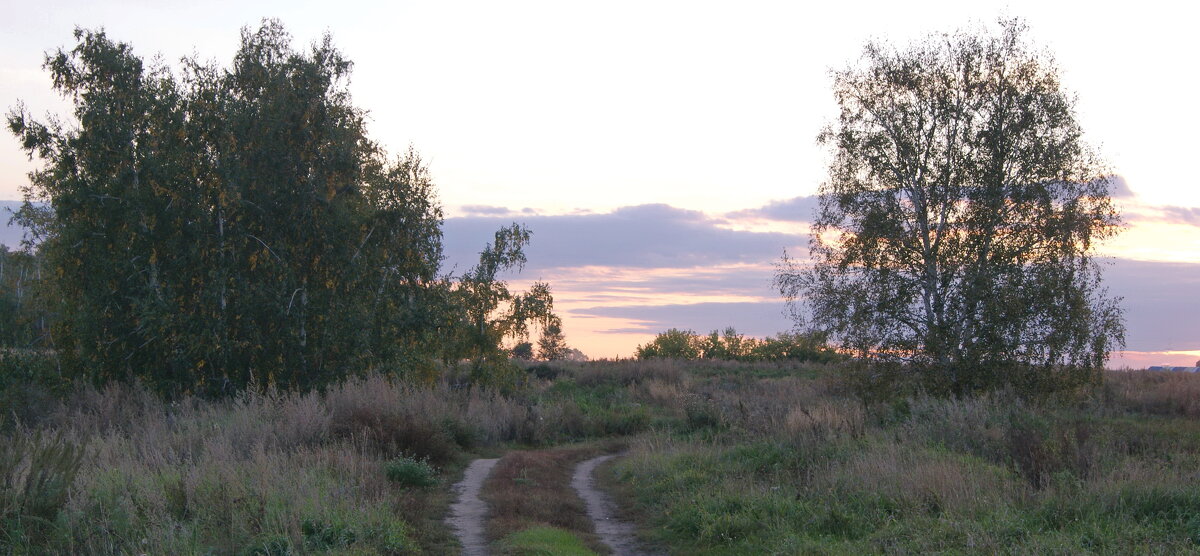Дорога и закат. - сергей ермошкин