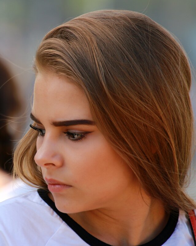 Спонтанный уличный портрет. - Владимир59 