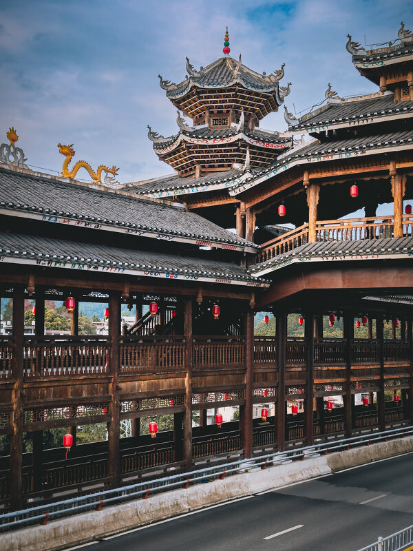 Мосты фэнъюй, или мосты ветра и дождя народности дун в Гуйчжоу - Дмитрий 