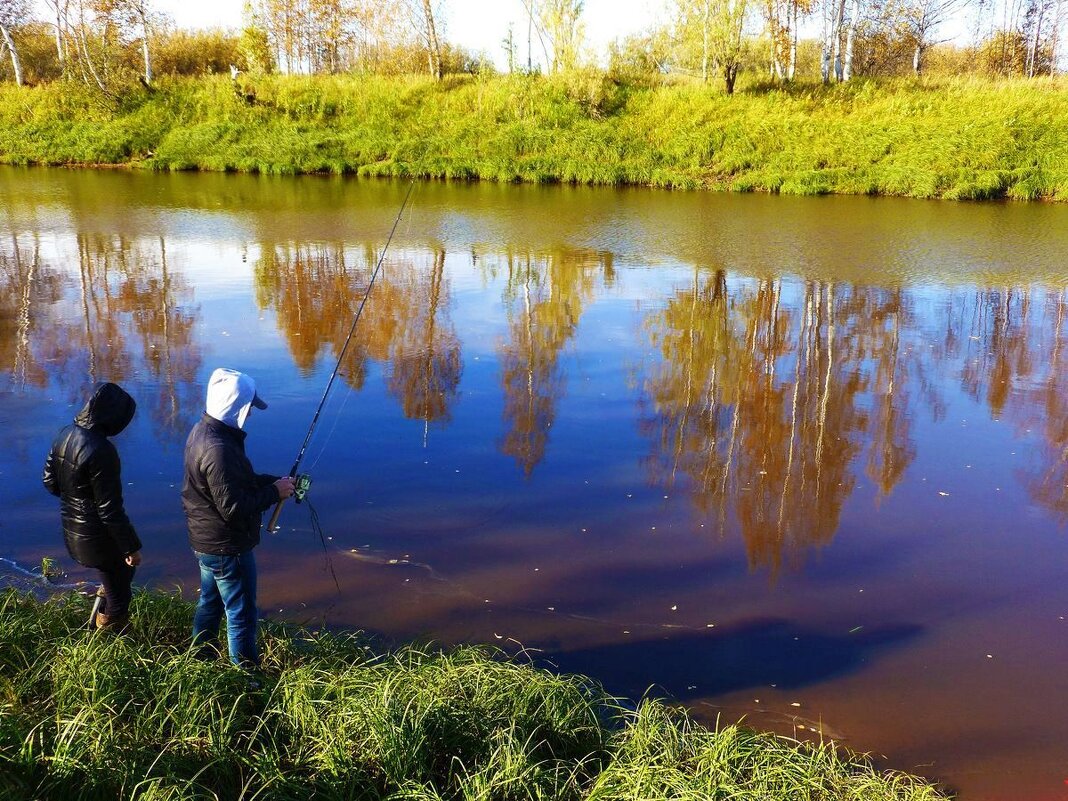 Осенняя рыбалка на протоке Девкина! - Владимир 