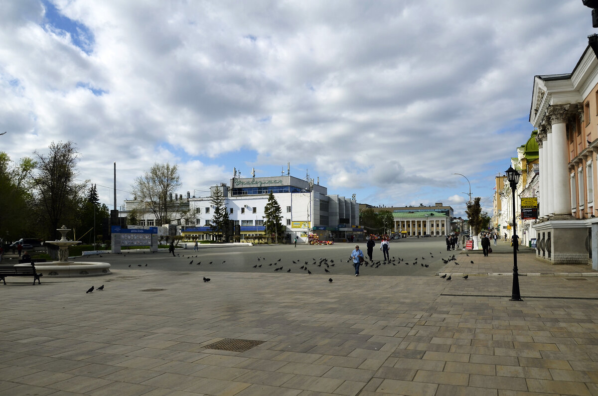 Главная площадь города Вольска. - Анатолий Уткин
